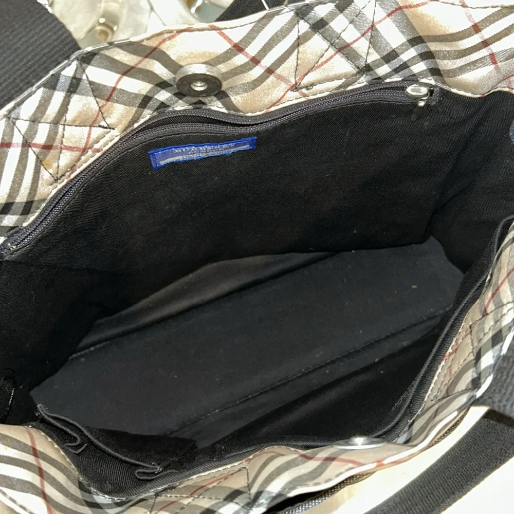 BURBERRY Denim Exterior Tote Bag